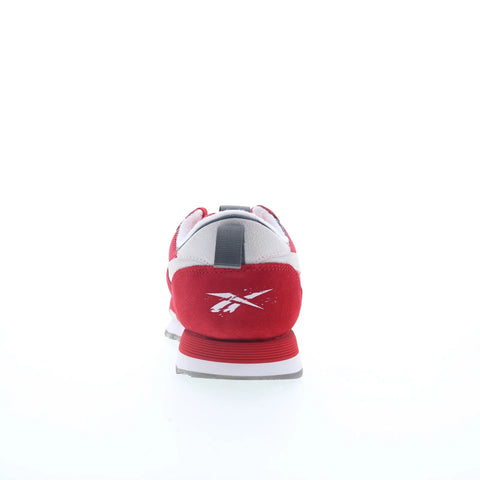 Reebok Classic Nylon Mens Red Suede Lace Up Lifestyle Sneakers Shoes