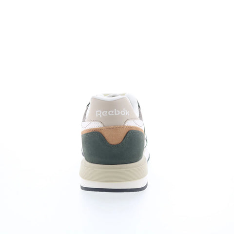 Reebok Classic Nylon 89 Mens Green Suede Lace Up Lifestyle Sneakers Shoes