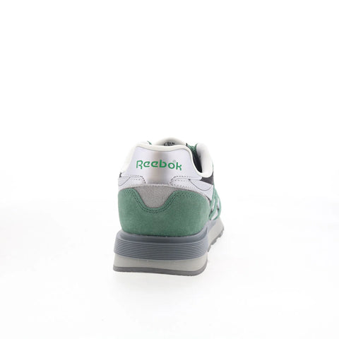 Reebok Classic Nylon 89 Mens Green Suede Lace Up Lifestyle Sneakers Shoes