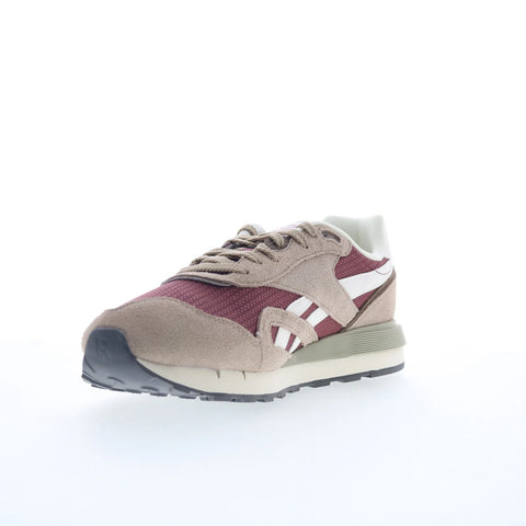 Reebok Classic Nylon 89 Mens Gray Suede Lace Up Lifestyle Sneakers Shoes