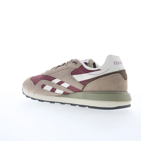 Reebok Classic Nylon 89 Mens Gray Suede Lace Up Lifestyle Sneakers Shoes