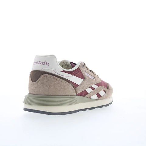Reebok Classic Nylon 89 Mens Gray Suede Lace Up Lifestyle Sneakers Shoes