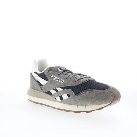 Reebok Classic Nylon 89 Mens Gray Suede Lace Up Lifestyle Sneakers Shoes