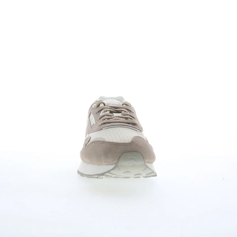 Reebok Classic Nylon 89 Womens Beige Mesh Lace Up Lifestyle Sneakers Shoes