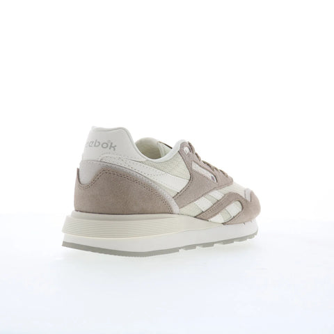 Reebok Classic Nylon 89 Womens Beige Mesh Lace Up Lifestyle Sneakers Shoes