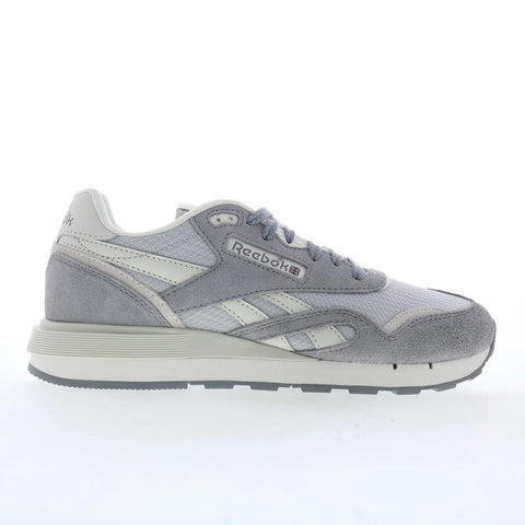 Reebok Classic Nylon 89 Womens Gray Suede Lace Up Lifestyle Sneakers Shoes