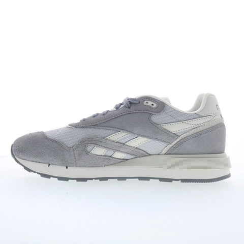 Reebok Classic Nylon 89 Womens Gray Suede Lace Up Lifestyle Sneakers Shoes