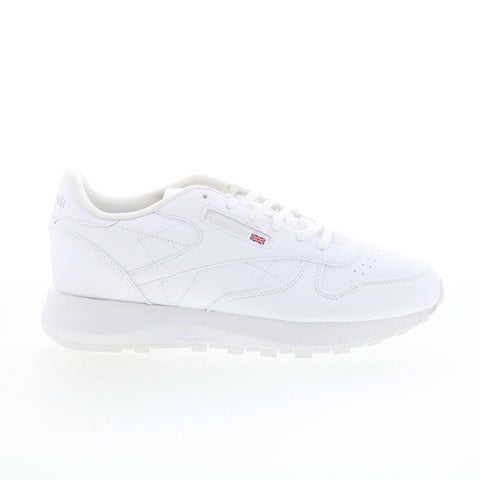Reebok Classic SP Vegan Womens White Leather Lifestyle Sneakers Shoes