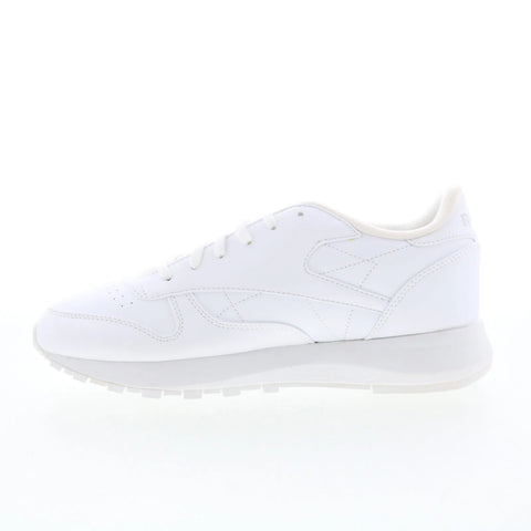 Reebok Classic SP Vegan Womens White Leather Lifestyle Sneakers Shoes