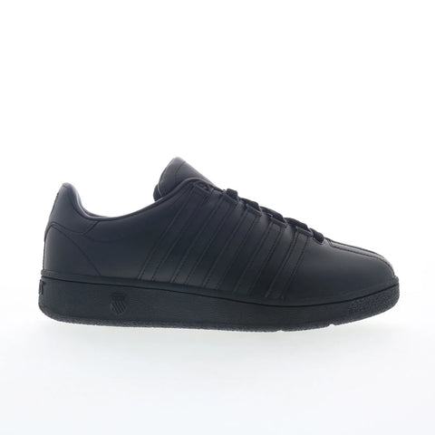 K-Swiss Classic VN 07321-001 Mens Black Leather Lifestyle Sneakers Shoes