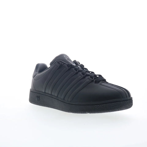 K-Swiss Classic VN 07321-001 Mens Black Leather Lifestyle Sneakers Shoes