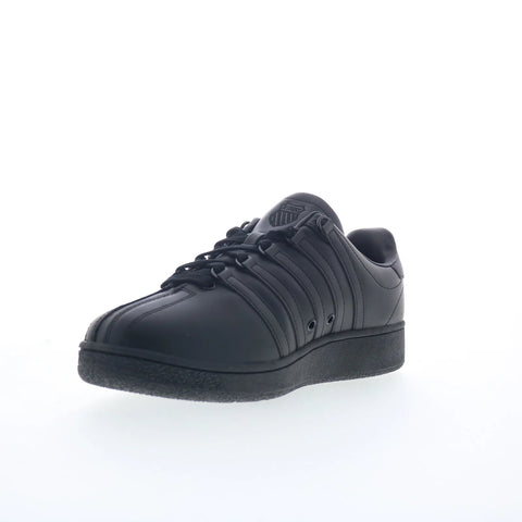 K-Swiss Classic VN 07321-001 Mens Black Leather Lifestyle Sneakers Shoes