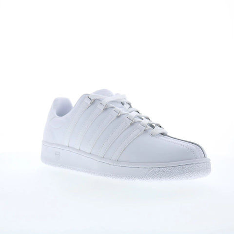 K-Swiss Classic VN 07321-101 Mens White Leather Lifestyle Sneakers Shoes