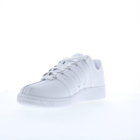 K-Swiss Classic VN 07321-101 Mens White Leather Lifestyle Sneakers Shoes
