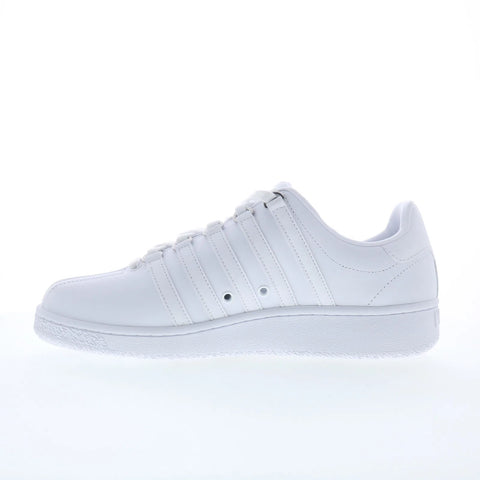 K-Swiss Classic VN 07321-101 Mens White Leather Lifestyle Sneakers Shoes