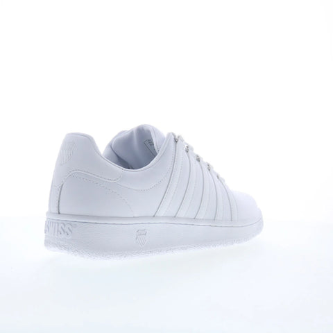 K-Swiss Classic VN 07321-101 Mens White Leather Lifestyle Sneakers Shoes