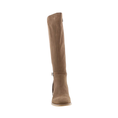 Aquatalia Claudette TW5CLAR1 Womens Beige Canvas Zipper Knee High Boots
