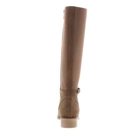 Aquatalia Claudette TW5CLAR1 Womens Beige Canvas Zipper Knee High Boots