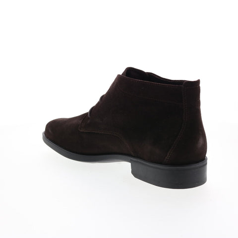 Mephisto Claudio Mens Burgundy Suede Lace Up Chukkas Boots