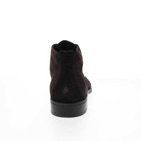 Mephisto Claudio Mens Burgundy Suede Lace Up Chukkas Boots