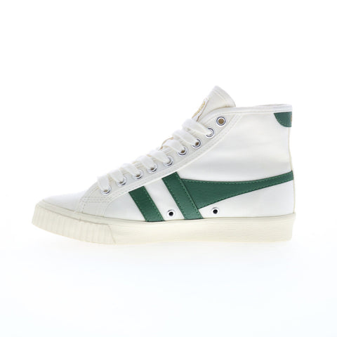 Gola Tennis Mark Cox High CLB093 Womens White Canvas Lifestyle Sneakers Shoes