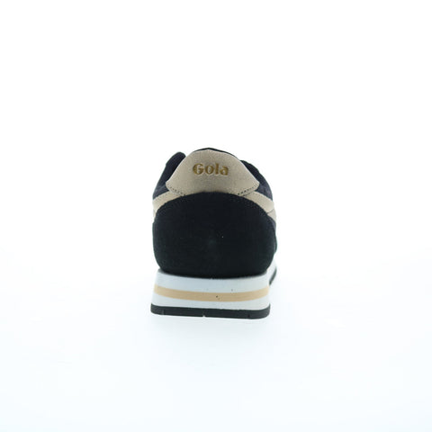Gola Daytona Mirror CLB107 Womens Black Leather Lifestyle Sneakers Shoes