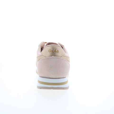 Gola Daytona Mirror CLB107 Womens Pink Suede Lace Up Lifestyle Sneakers Shoes