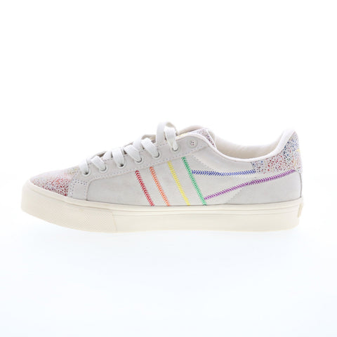 Gola Orchid II Rainbow CLB149 Womens White Suede Lifestyle Sneakers Shoes