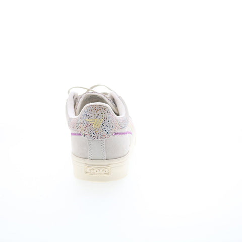 Gola Orchid II Rainbow CLB149 Womens White Suede Lifestyle Sneakers Shoes