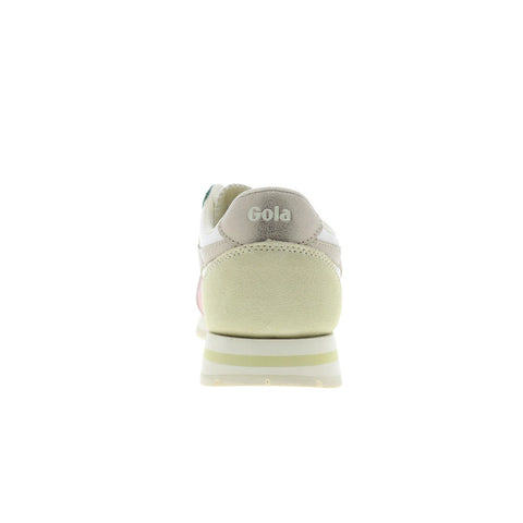 Gola Daytona Quadrant CLB203 Womens White Leather Lifestyle Sneakers Shoes