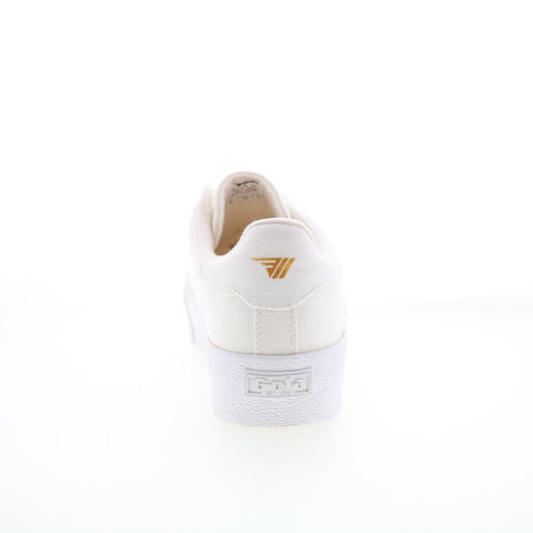 Gola Orchid Platform Canvas CLB275 Womens Beige Lifestyle Sneakers Shoes