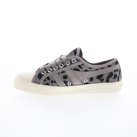 Gola Coaster CLB326 Womens Gray Canvas Lace Up Lifestyle Sneakers Shoes