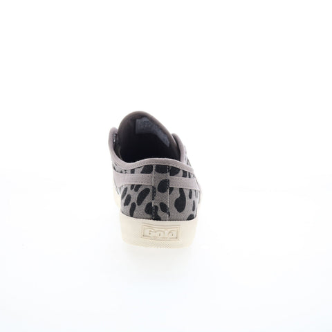 Gola Coaster CLB326 Womens Gray Canvas Lace Up Lifestyle Sneakers Shoes