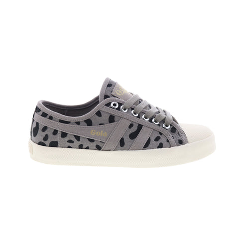 Gola Coaster CLB326 Womens Gray Canvas Lace Up Lifestyle Sneakers Shoes