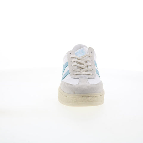 Gola Dropshot CLB332 Womens White Suede Lace Up Lifestyle Sneakers Shoes