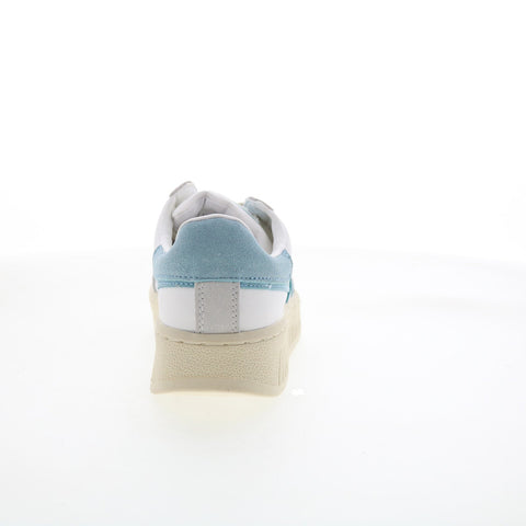 Gola Dropshot CLB332 Womens White Suede Lace Up Lifestyle Sneakers Shoes
