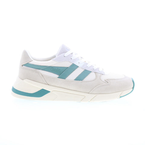 Gola Tempest CLB339 Womens Beige Suede Lace Up Lifestyle Sneakers Shoes