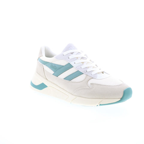 Gola Tempest CLB339 Womens Beige Suede Lace Up Lifestyle Sneakers Shoes