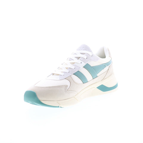 Gola Tempest CLB339 Womens Beige Suede Lace Up Lifestyle Sneakers Shoes