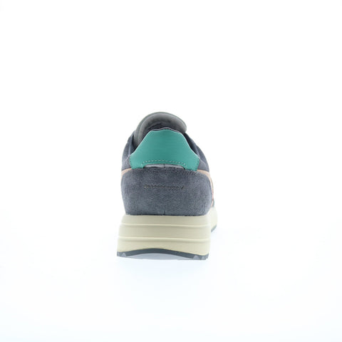 Gola Chicago CLB340 Womens Gray Suede Lace Up Lifestyle Sneakers Shoes