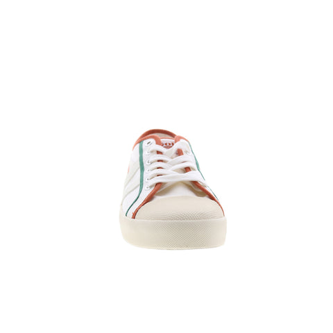 Gola Coaster Smash CLB353 Womens Beige Canvas Lifestyle Sneakers Shoes