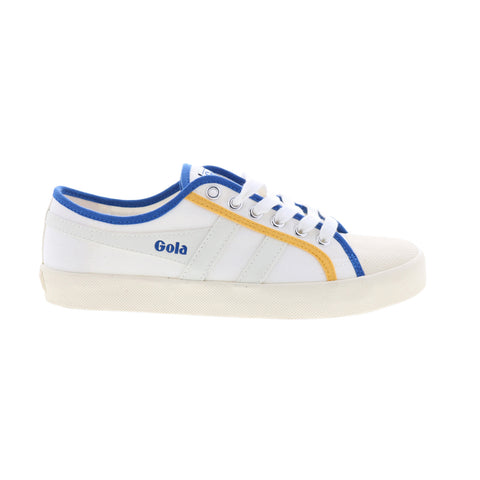 Gola Coaster Smash CLB353 Womens White Canvas Lifestyle Sneakers Shoes