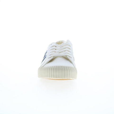 Gola Rally CLB395 Womens White Canvas Lace Up Lifestyle Sneakers Shoes