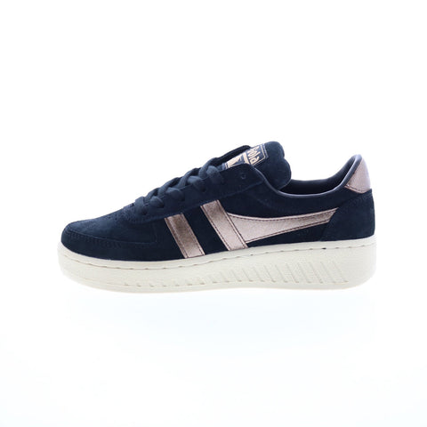 Gola Grandslam Flame CLB398 Womens Black Suede Lifestyle Sneakers Shoes