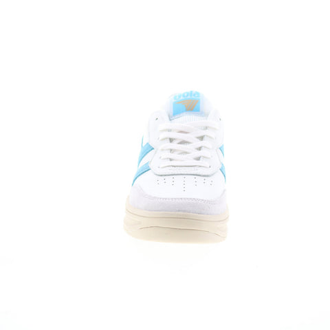 Gola Topspin CLB399 Womens White Suede Lace Up Lifestyle Sneakers Shoes