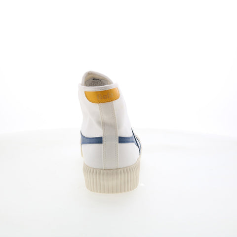 Gola Rally High CLB503 Womens White Canvas Lace Up Lifestyle Sneakers Shoes