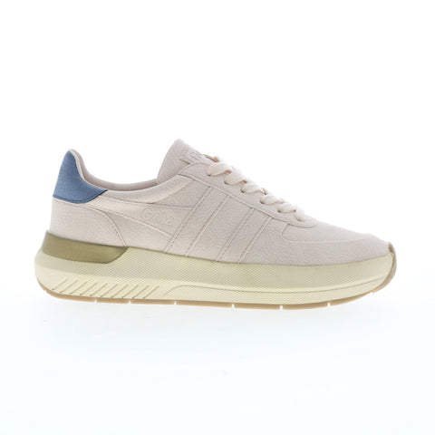 Gola Kestrel CLB514 Womens Beige Synthetic Lace Up Lifestyle Sneakers Shoes