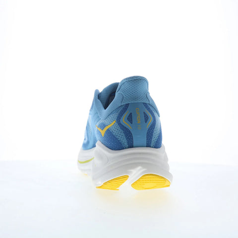 Hoka Clifton 10 1162030-ALF Mens Blue Mesh Lace Up Athletic Walking Shoes