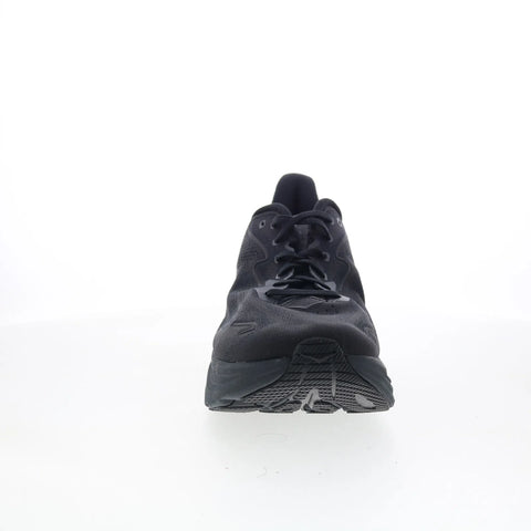 Hoka Clifton 10 1162030-BBLC Mens Black Mesh Lace Up Athletic Running Shoes