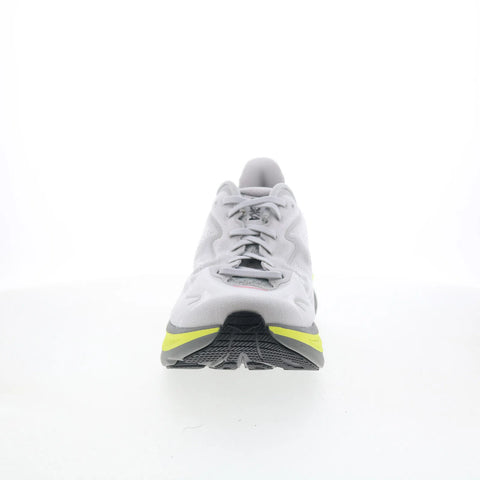 Hoka Clifton 10 1162030-SRDST Mens Gray Mesh Lace Up Athletic Running Shoes